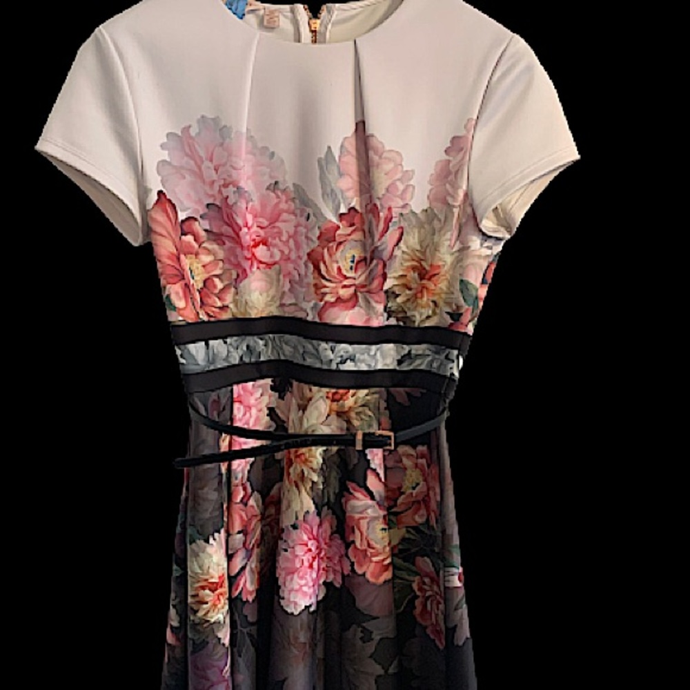 TED BAKER LONDON - Valerey Painted Posie Skater